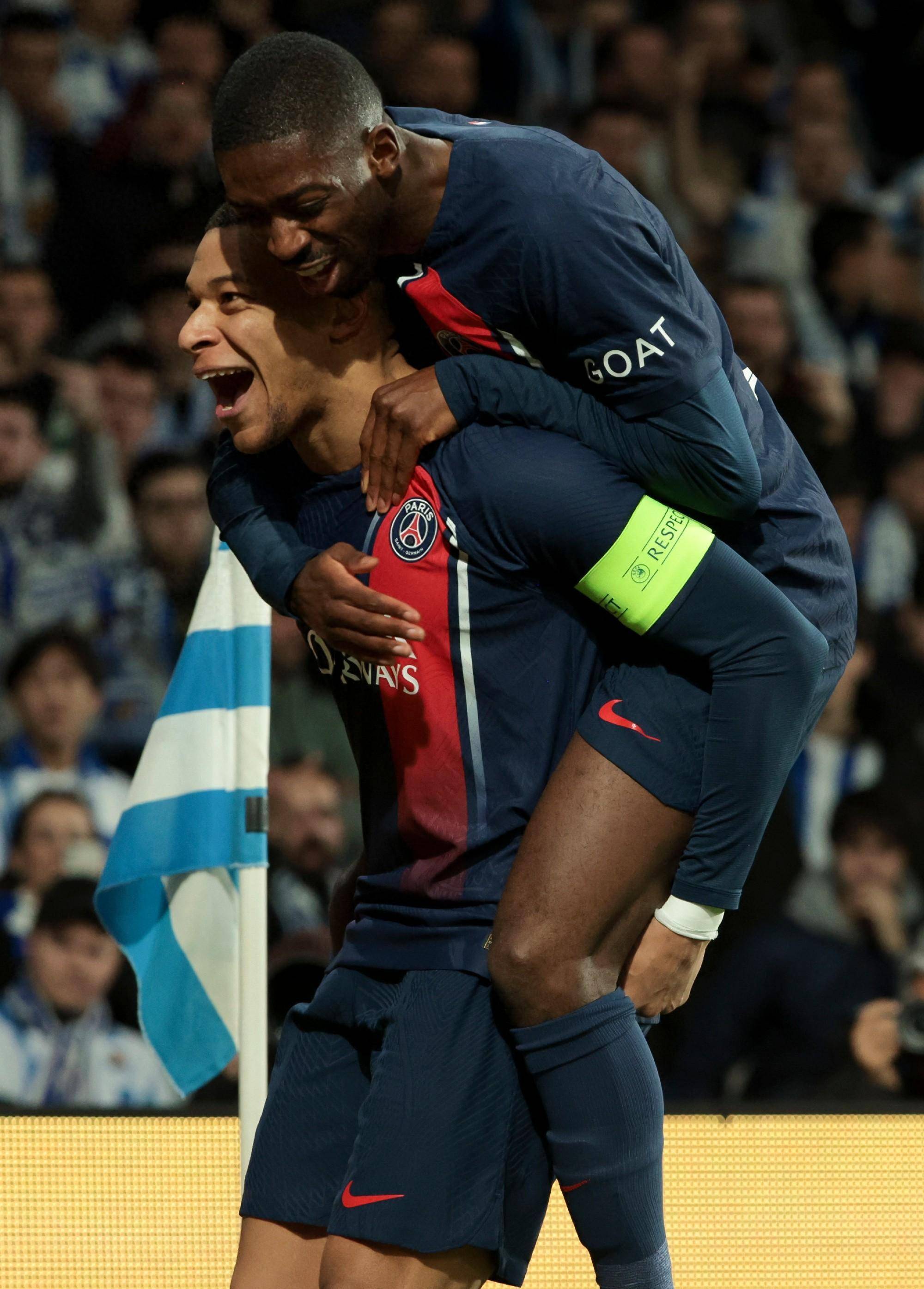 法国射手秀！巴黎联主场击败皇家社会！